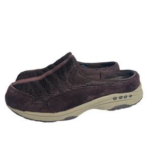 Easy Spirit Womens Sephoenixm CA1010 Brown Slip On Casual Mules Shoes Size 6.5